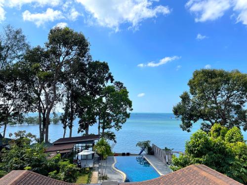 a view of the ocean from a house at Blue Orchid Beach Krabi - SHA Certified in Ao Nam Mao