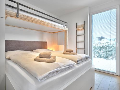 Ein Bett oder Betten in einem Zimmer der Unterkunft Sonnenhaus Schladming Dachstein