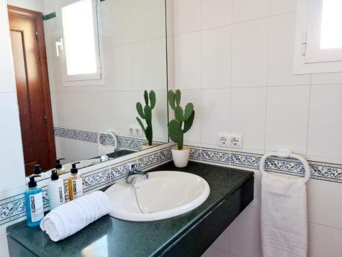 Kylpyhuone majoituspaikassa Villas El Pinar