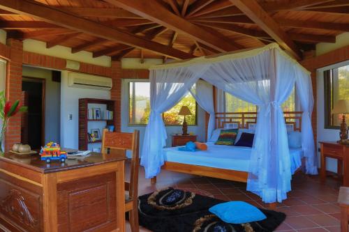 Voodi või voodid majutusasutuse Villa Maria Tayrona, Jungle and Sea Experience toas