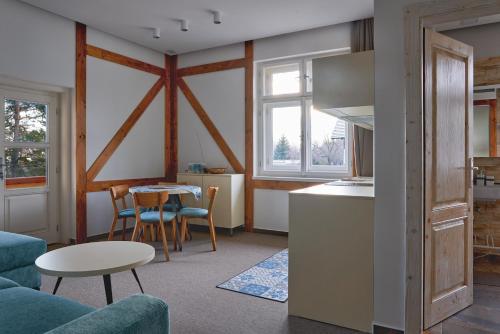 Kuchyňa alebo kuchynka v ubytovaní Vila Kollár Apartmán 15