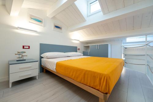 Katil atau katil-katil dalam bilik di La Retara Affittacamere