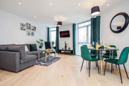 Posezení v ubytování Watford Cassio Luxury - Modernview Serviced Accommodation