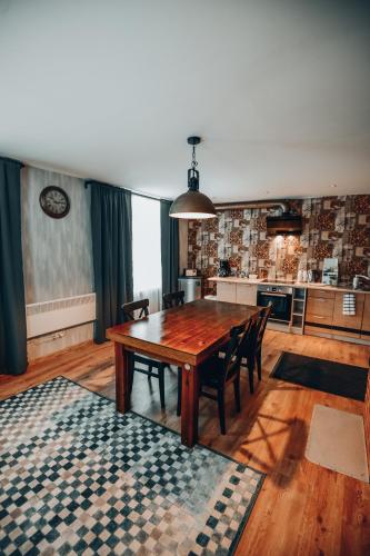 Ett kök eller pentry på Hillhof 44