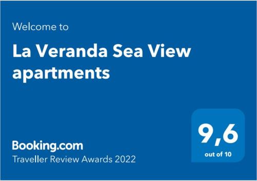 zrzut ekranu strony internetowej La werandy z widokiem na morze w obiekcie La Veranda Sea View apartments w Larnace