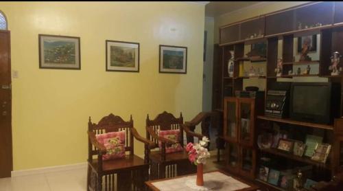 Knihovna v bed and breakfast