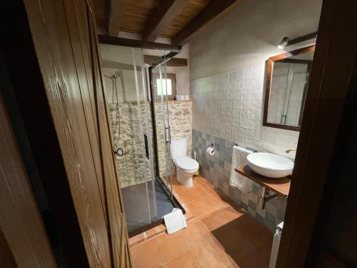 Koupelna v ubytování Casa Rural Las Lanchas