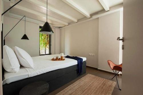 Posteľ alebo postele v izbe v ubytovaní Corfu Town Stylish Twin Apartment