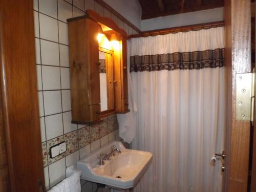Koupelna v ubytování Casa Rural La Cuna