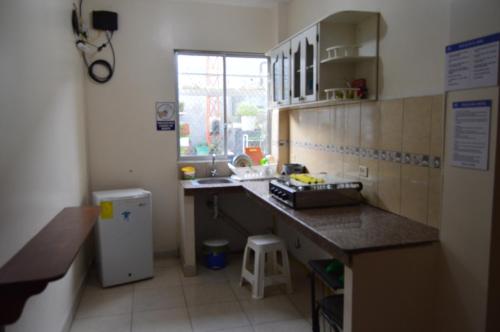 Hostal El Naufrago 1にあるキッチンまたは簡易キッチン