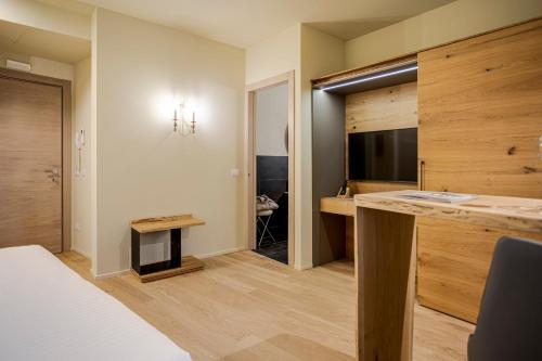 Hotel Borgo Imperoにあるベッド