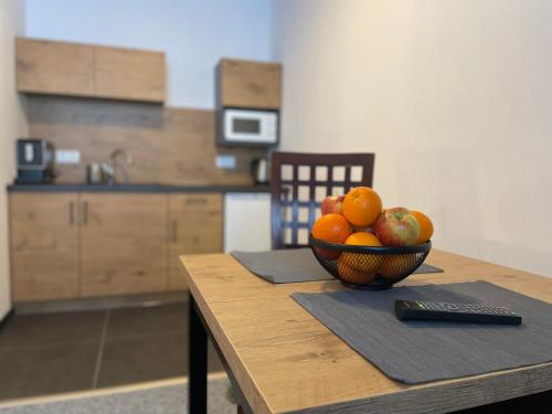 Apartamenty Hucułにあるキッチンまたは簡易キッチン