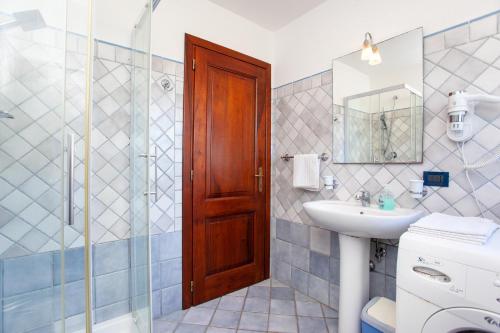 A bathroom at Casa Barvis