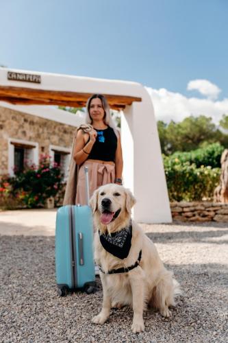Domácí mazlíčci ubytovaní s hosty v ubytování Agroturismo Can Guillem
