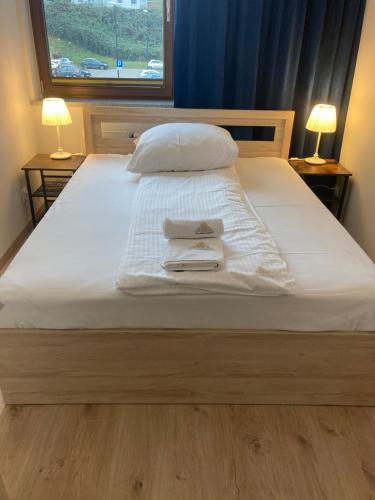 Katil atau katil-katil dalam bilik di JAB Apartments Panoramika Business & Family