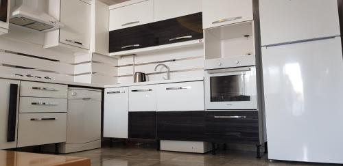 Kuchyň nebo kuchyňský kout v ubytování Luxury Residence Alanya