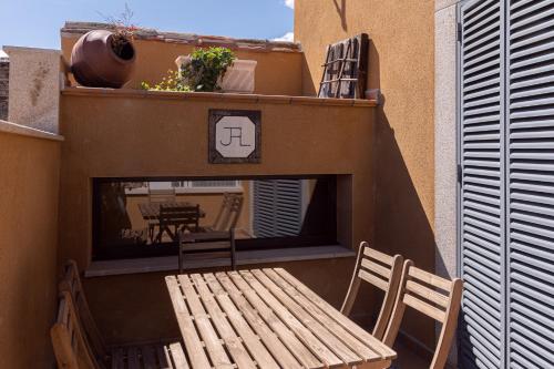 En balkong eller terrass på Casa Chaluca