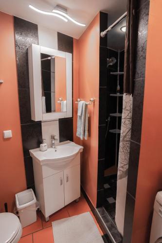 Bilik mandi di Alpetri Apartments