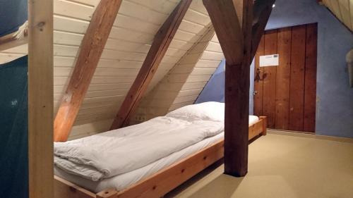 Posteľ alebo postele v izbe v ubytovaní Ferienhaus Gebind