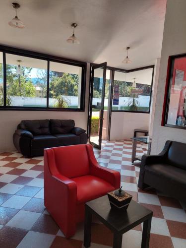 Zona de estar de El Suueño Zacatlán
