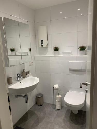 Kúpeľňa v ubytovaní Appartement-Koblenz
