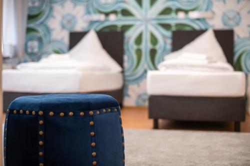 Katil atau katil-katil dalam bilik di Aparthotel Villa Elon