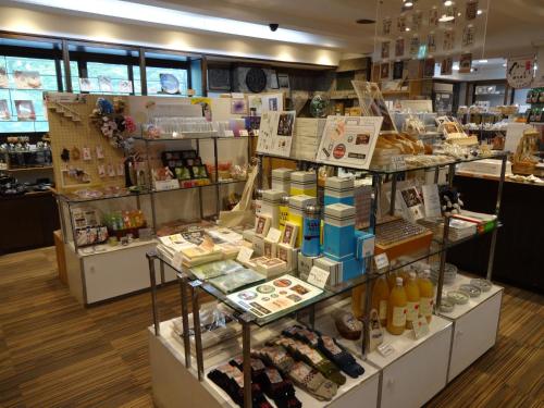 a store with a lot of products on display at Nikko Kanaya Hotel in Nikko
