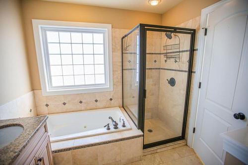 Koupelna v ubytování Brice Is Right home