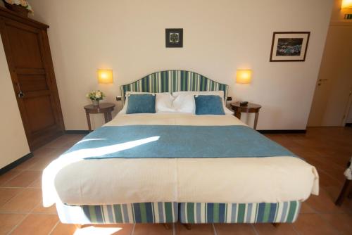 Cama o camas de una habitación en Hotel Al Terra Di Mare