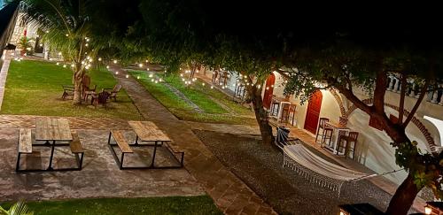 Jardín al aire libre en Hotel Yamilí