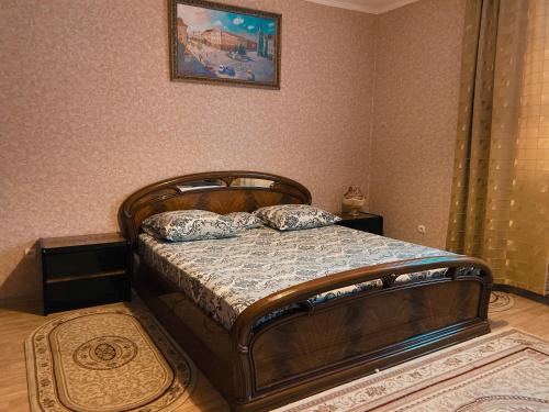 Кровать или кровати в номере Вілла де Кампо