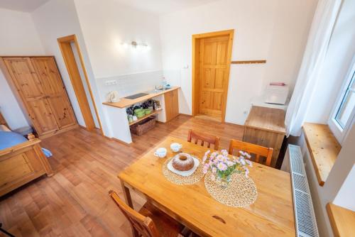 Η κουζίνα ή μικρή κουζίνα στο Apartmány Pod Křížovým vrchem Adršpach