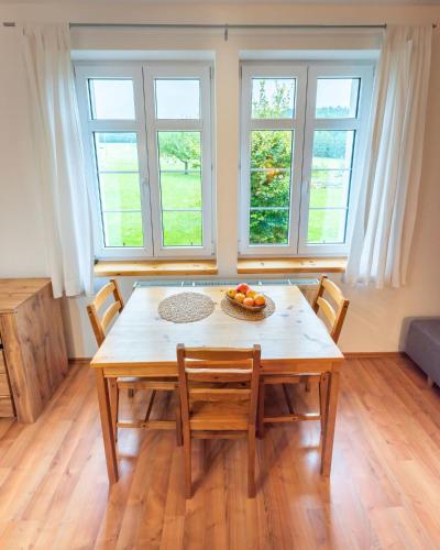 Χώρος καθιστικού στο Apartmány Pod Křížovým vrchem Adršpach