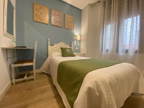 Letto o letti in una camera di Eco Hotel Toledo