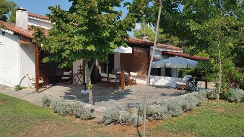 Zahrada ubytování Konstantinos's luxury residence Sani