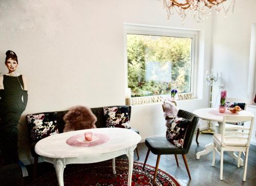 Ruang duduk di Villa am Südpark