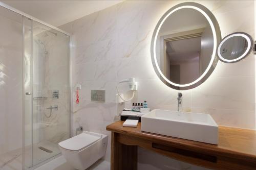 Koupelna v ubytování Buem Hotel Koşuyolu