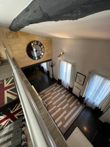 an overhead view of a staircase in a house at BLB Loft Luxury House in Villenave-dʼOrnon
