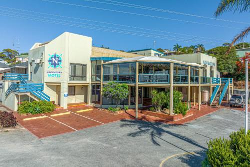 El edificio en el que está el motel