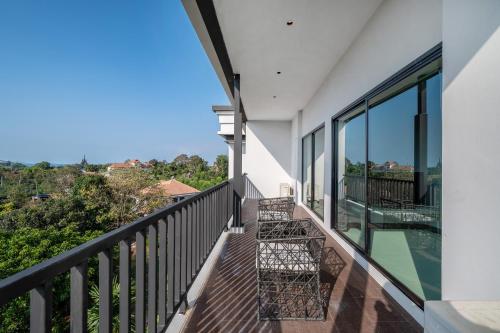 Balkoni atau teres di Manhattan Pattaya Hotel - SHA Extra Plus