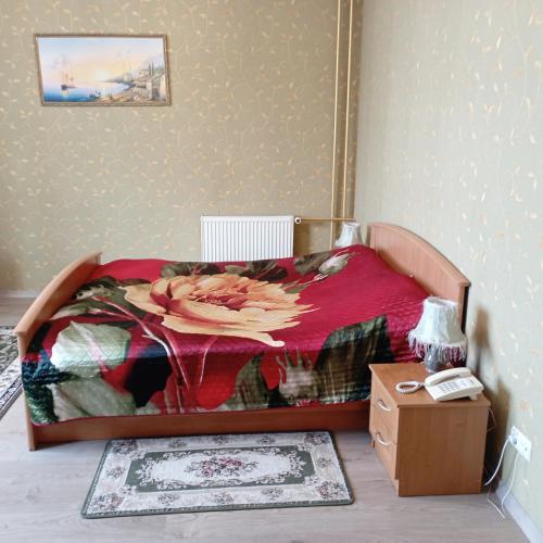 Postel nebo postele na pokoji v ubytování У КоТа