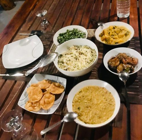 Comida en o cerca de este hostal o pensión