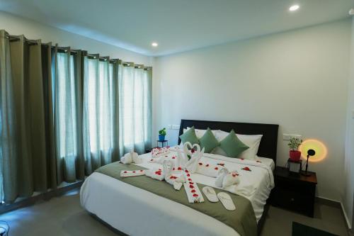 Cama o camas de una habitación en SATRA WAYANAD