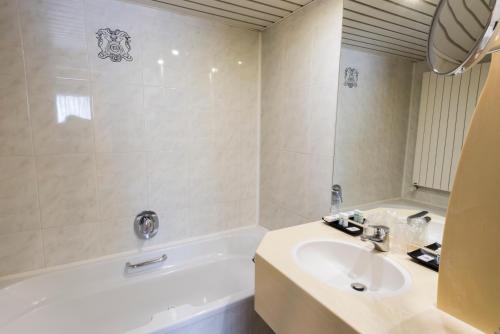 Koupelna v ubytování Hotel Bero