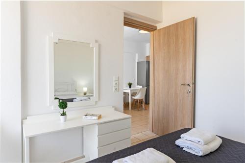 Koupelna v ubytování Azure Seaside Apts