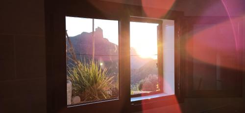 Vue générale sur la montagne ou vue sur la montagne depuis la maison de vacances