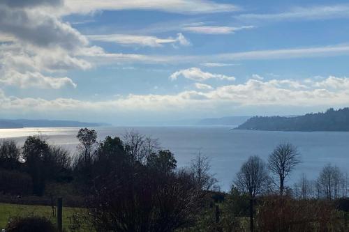 a view of a large body of water at Breathtaking Port Ludlow Home with Deck and Yard in Port Ludlow