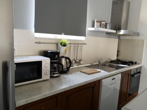 Dapur atau dapur kecil di Dub Apartments Zagreb - free parking
