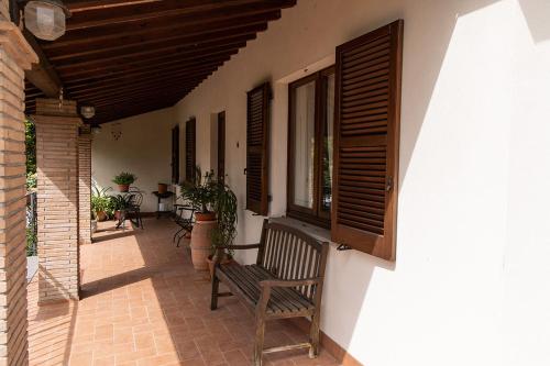 Un balcón o terraza de LA TERRAZZA DI OTTO