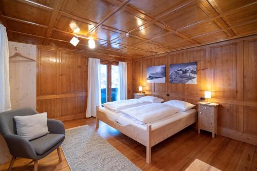 Postel nebo postele na pokoji v ubytování Haus Buachwald